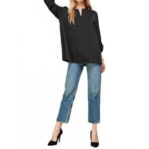 NEW SPLA open loose fit top in black